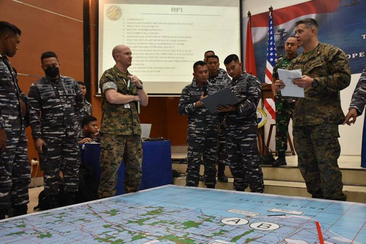 Pemantapan Strategi Sea Phase Latma Carat, TNI AL-US NAVY Laksanakan TFG