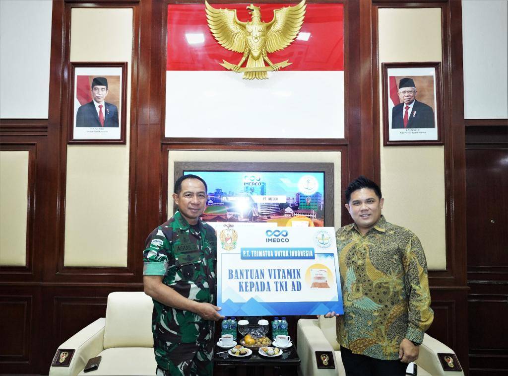 TNI AD Terima Dukungan Vitamin untuk Prajurit Terdepan