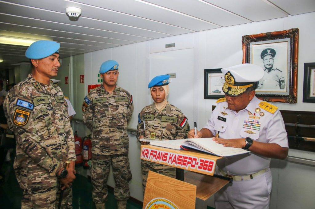 Tiba di Oman, Aspers KSAL Kunjungi Satgas TNI Konga UNIFIL