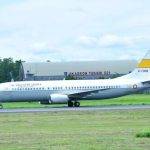 Pesawat Boeing 737-400 A-7308 TNI AU