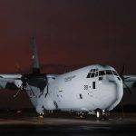 Pesawat C-130J-30 Super Hercules.