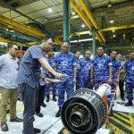 KSAU Marsekal TNI Fadjar Prasetyo dan Dirut PT. GMF Aero Asia Andi Fachrurozi