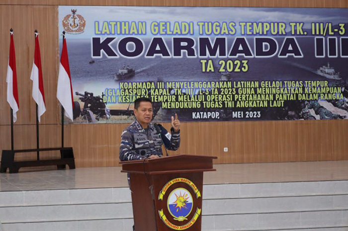 Pangkoarmada III Laksamana Muda TNI Agus Hariadi,