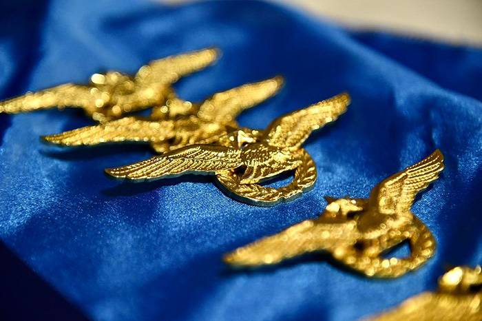Wing Penerbang Kehormatan yang diberikan kepada para perwira TNI AU dan RSAF. (Dok. instagram @thersaf)