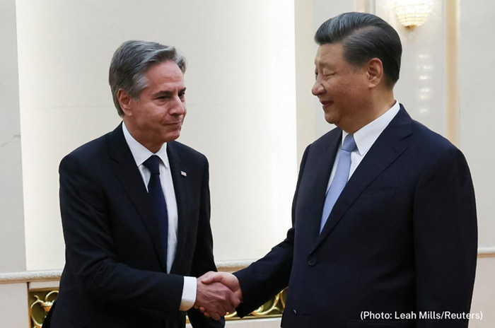 Antony Blinken dan Xi Jinping