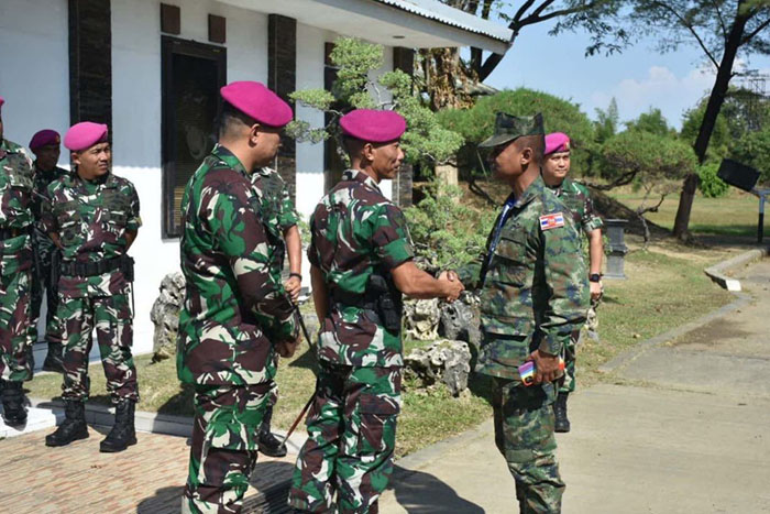 Komandan Resimen Artileri 2 Marinir Kolonel (Mar) Gunawan Tri Utomo