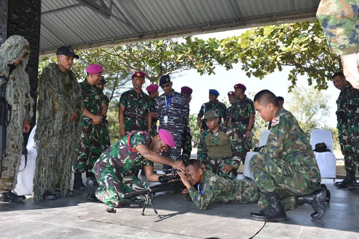 Komandan Resimen Artileri 2 Marinir Kolonel (Mar) Gunawan Tri Utomo