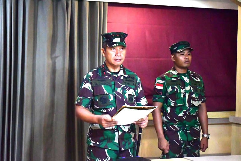 Pangkoarmada III Laksamana Muda TNI Rachmad Jayadi memimpin sertijab jabatan strategis di lingkungan Koarmada III.