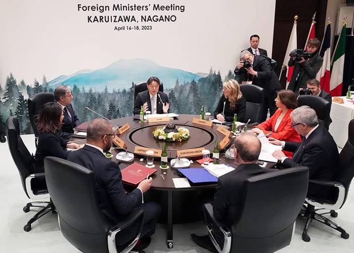 Pertemuan Menteri Luar Negeri anggota G7 di Karuizawa, Jepang