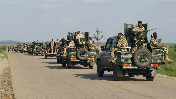 Pasukan militer Nigeria.