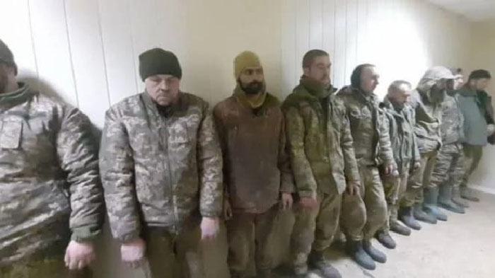 Tentara Ukraina yang ditahan Rusia
