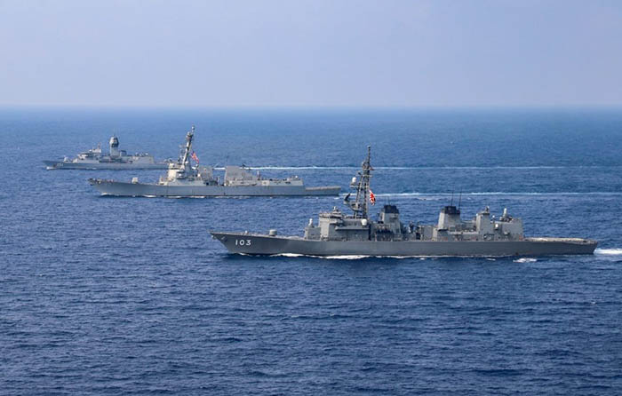 Angkatan Laut AS, Jepang, dan Australia