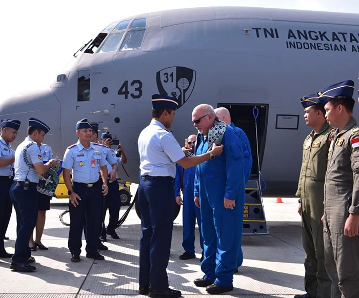 Pesawat C-130J Super Hercules TNI AU