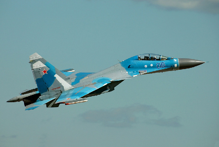 Pesawat Sukhoi Su-30 Angkatan Udara Rusia