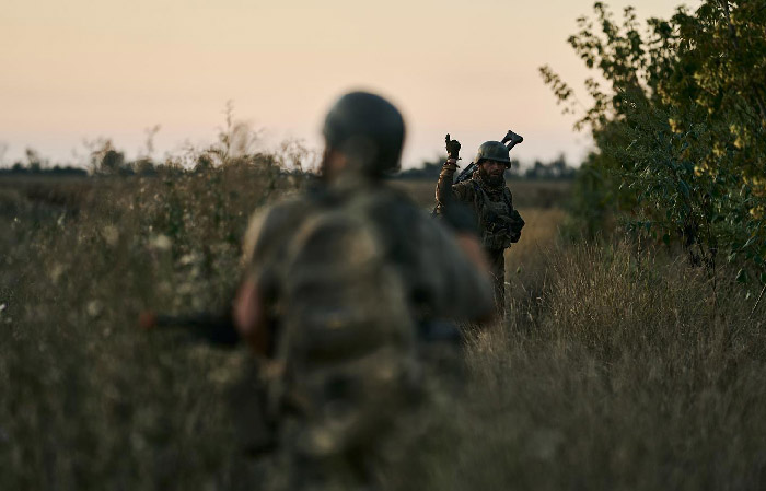 Pasukan Ukraina di Medan tempur.