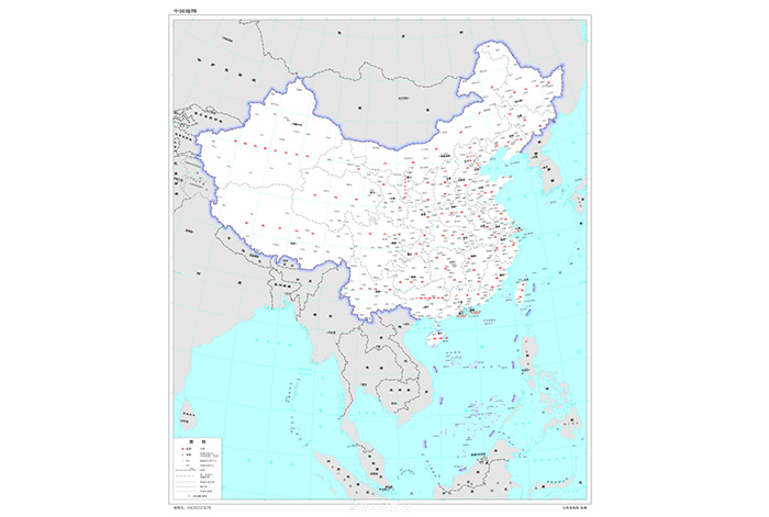 Peta Nasional Cina 2023.