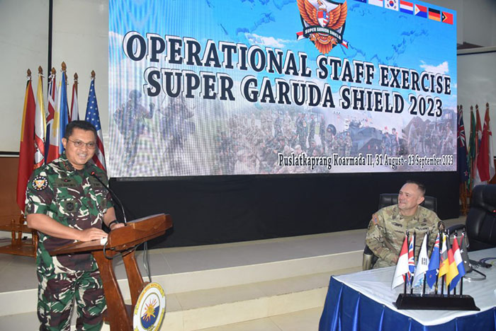 Penutupan Operational Staff Exercise Super Garuda Shield
