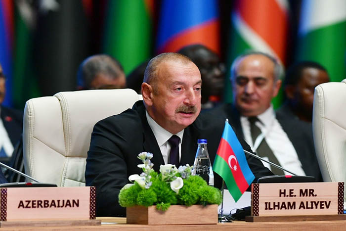 Presiden Azerbaijan Ilham Aliyev.