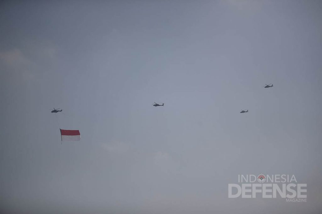 Aksi flypass pesawat TNI